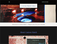 Tablet Screenshot of custommatchcorp.com
